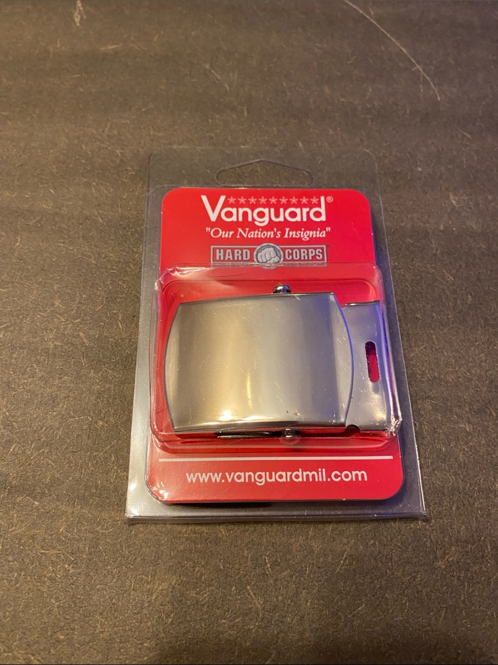 Vanguard US Army Navy Military Male Men's Uniform Belt Buckle Silver NEW
